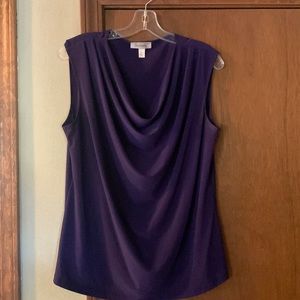 Pretty dressy tank beautiful deep purple
